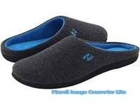 Size 11 Men's Two-Tone Memory Foam Slipper  US  Da