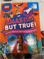 Lego: Amazing But True! Book with rare Orange Spac