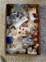 Box of Jewelry - Assorted Earrings