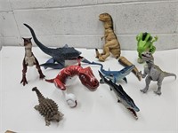 9 Dinosaurs up to 26" Some Battery Operated