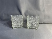 Avon Candle Holders 3" x 3"
