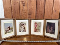 Framed art By Bruno Piglhein and others
