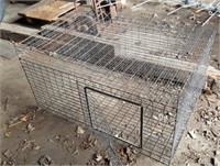 Wire cage rabbit or chicken