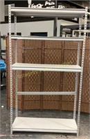 Metal Storage 4-Tier Shelf 86” x 18-1/4”