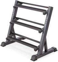 Marcy 3 Tier Metal Steel Dumbbell Weight Rack