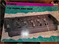 5 Channel audio Mixer