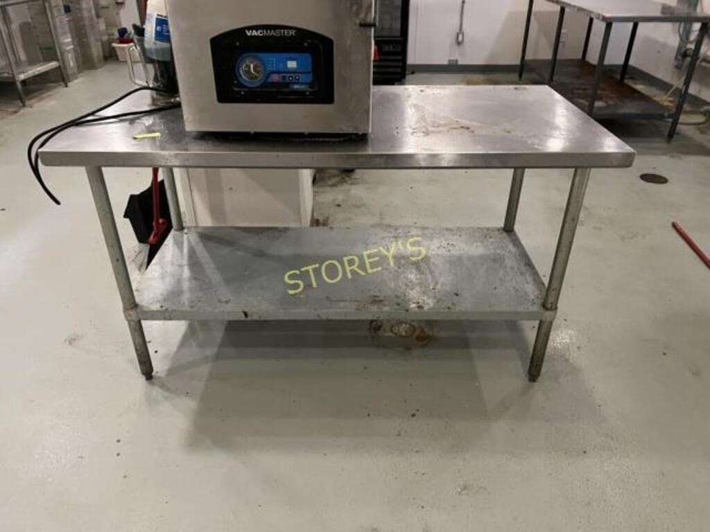 5' x 30 S/S work Table