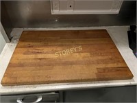 3' x 2' x 1.5' Wood Butcher Cutting Board
