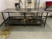 89" x 30" S/S Work Table - Welded