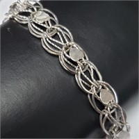 $120 Silver 11.23G 8"  Bracelet