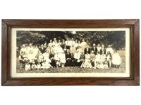 Framed Family Reunion Photo Indianapolis 1928