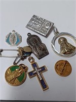 Lot of Various Religious Items- Pendants and More