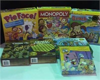 Kids Game Lot: Pie Face, Pick a Pair, Chess,