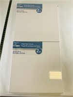2 packs 2pcs 20x20 brand new blank canvases