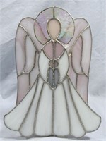 BEAUTIFUL 10" STAINED GLASS ANGEL