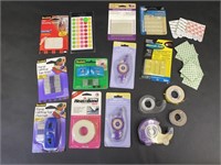 Tape, Craft Adhesives and Rubber Bumpers