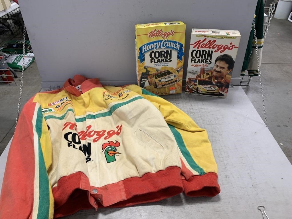 Terry Labonte Kellogg's Jacket and Racing Cereal