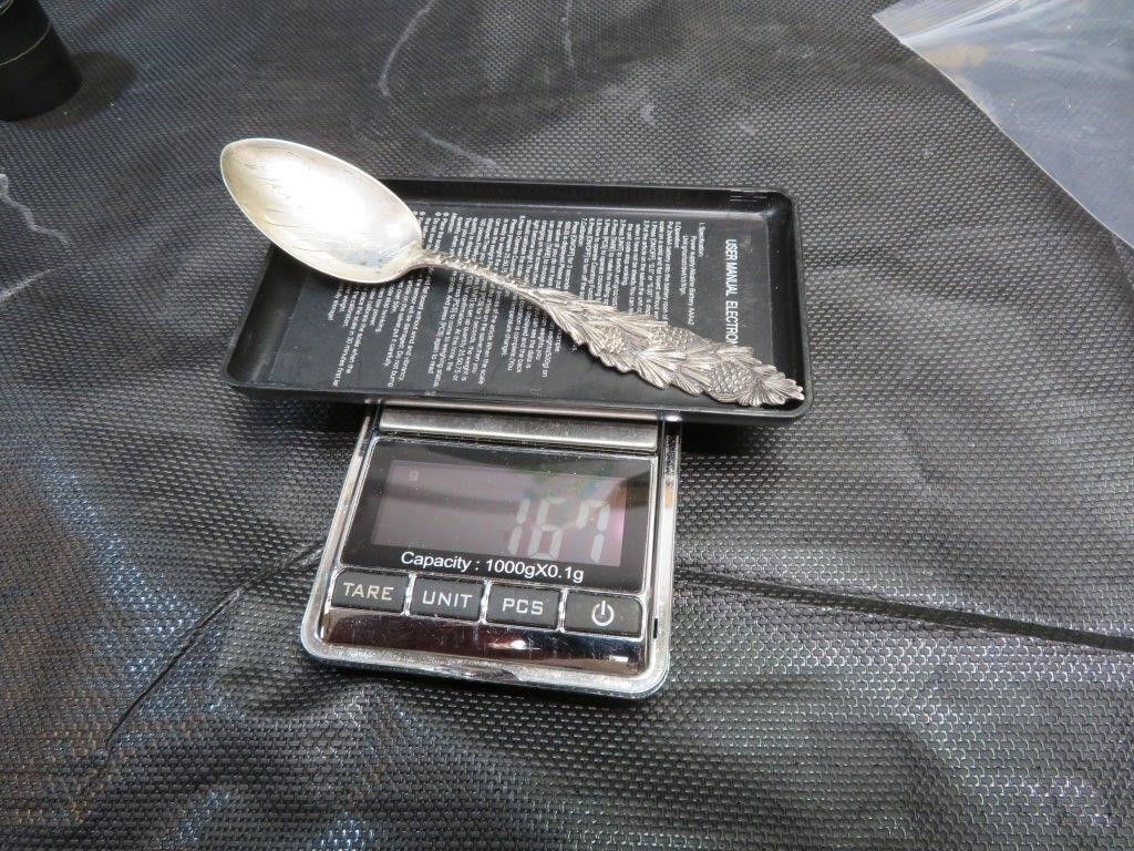 16.7 grams Sterling Silver Spoon 5&1/8"