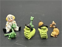 (8) Miniature Ceramic Figurines, as pictured