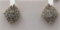10k Gold & 1ctw Diamond Earrings