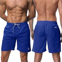 SHEKINI Men’s No Lining Swim Trunks