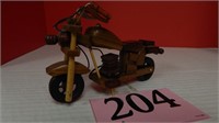 WOODEN MOTORCYCLE 6 IN