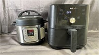 Powered on Instant Pot Duo, instant Vortex air