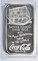 1 OZT .999 (COKE BAR) HOUSTON, TX