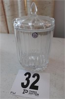 Crystal Biscuit Jar with Lid(R1)