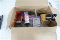 Box of Knives and Kitchen Supplies