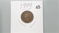 1904 Indian Head Cent rd1045