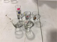 Group of shot glasses