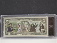 UNC $2 Dollar Crrency J. Kennedy Prsidential Note