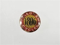 EARLY 1896 TELEGRAM CYCLES ADVERTISING BUTTON