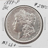 1889-P Morgan Silver Dollar Coin BU