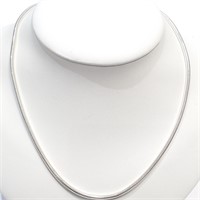$220 Silver 16" 14.8G Necklace