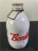 Borden’s One Gal. Glass Milk Jug w/ Cap