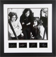 FRAMED LED ZEPPELIN PICTURE WITH AUTOGRAPH