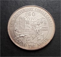 1963 Cobalt Canada 1.5 Troy Oz .999 Silver Coin