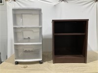 Storage Cabinet & 3Drawer Storage on Rollers