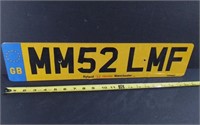 Great Britain License Plate-Plastic