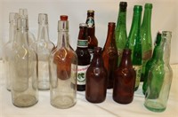 Vintage Beer & Whiskey Bottles