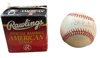 Pat Listach Signed Rawlings Baseball