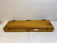 Vintage wooden gun shipping crate
