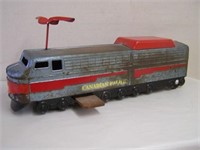 CANADIAN PACIFIC LOCOMOTIVE RIDE-ON TOY -  30" X