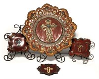 Decorative Charger, Plates & Metal Plate Stands