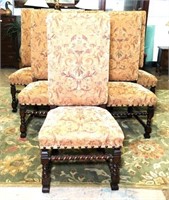 Nice Upholstered Dining Chairs with Wood Bases