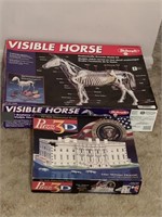 Visible Horse, Puzzle 3D