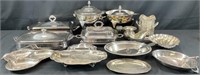 Silverplate Chafing Dishes & Serving Pieces