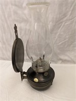 Vintage Oil Lamp w/ Reflector